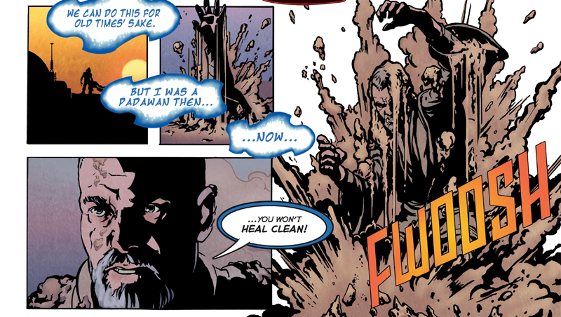 Illustration for article titled Here's What Happened the Last Time Ben Kenobi and Darth Maul Had a Rematch